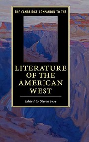 Front cover of Cambridge Companion to Literature of the American West by Steven Frye
