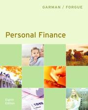 Cover of Personal finance by E. Thomas Garman
