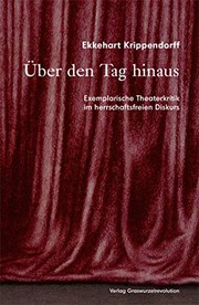 Front cover of Über den Tag hinaus by Ekkehart Krippendorff