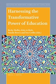 Front cover of Harnessing the Transformative Power of Education by Becky Shelley