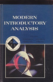 Front cover of Modern Introductory Analysis Teacher's Manual by Mary P. Dolciani