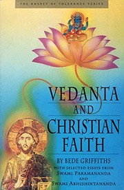 Front cover of Vedanta & Christian faith by Bede Griffiths