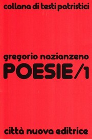 Cover of Poesie by Gregory of Nazianzus, Saint
