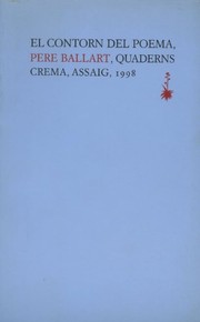 Front cover of El contorn del poema by Pere Ballart
