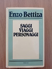Front cover of Saggi, viaggi, personaggi by Enzo Bettiza