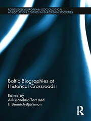 Front cover of Baltic biographies at historical crossroads by Li Bennich-Björkman