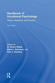 Front cover of Handbook of Vocational Psychology by W. Bruce Walsh