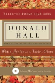 Front cover of White Apples and the Taste of Stone by Donald Hall