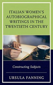 Front cover of Italian Women's Autobiographical Writings in the Twentieth Century by Ursula Fanning