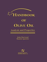 Front cover of Handbook of olive oil by John L. Harwood