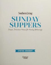Cover of Sunday suppers by Cynthia Graubart