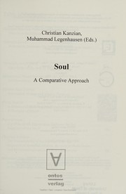 Cover of Soul by Christian Kanzian
