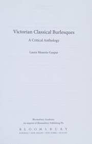 Cover of Victorian classical burlesques by Laura Monrós Gaspar