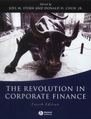 Cover of The Revolution in corporate finance by Donald H. Chew