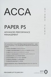 Cover of ACCA, for Exams up to June 2014 by BPP Learning Media (Firm) Staff