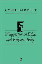Front cover of Wittgenstein on ethics and religious belief by Cyril Barrett