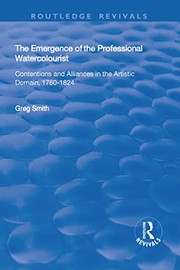 Front cover of Emergence of the Professional Watercolourist by Greg Smith