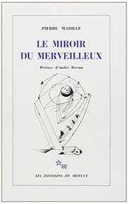 Front cover of Le miroir du merveilleux by Pierre Mabille