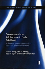 Front cover of Development from Adolescence to Early Adulthood by Marion Kloep