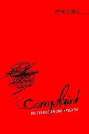 Cover of Complaint by Avital Ronell