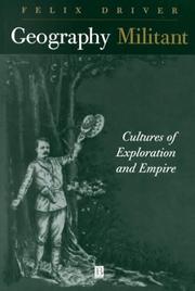 Cover of Geography Militant by Felix Driver