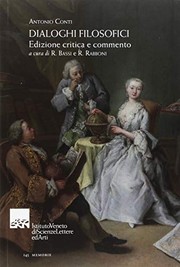 Front cover of Dialoghi filosofici by Conti, Antonio