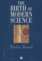 Cover of The Birth of Modern Science (Making of Europe) by Paolo Rossi