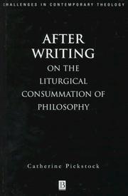 Cover of After Writing by Catherine Pickstock