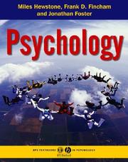 Cover of Psychology by Miles Hewstone
