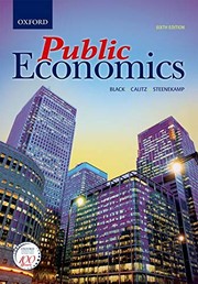 Front cover of Public Economics by Philip A. Black