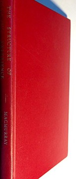 Cover of The structure of religious experience by Macmurray, John