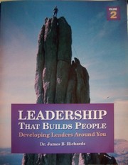 Cover of Leadership that builds people by James B. Richards