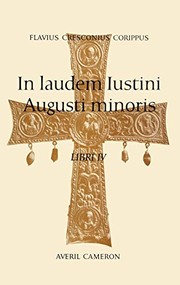 Front cover of In laudem Iustini Augusti minoris by Flavius Cresconius Corippus