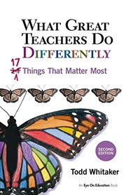 Cover of What Great Teachers Do Differently by Todd Whitaker