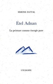 Cover of Etel Adnan by Robert Grenier