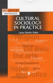 Cover of Cultural Sociology in Practice (21st-Century Sociology) by Laura Desfor Edles