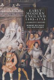 Front cover of Early modern England, 1485-1714 by R. O. Bucholz