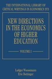 Front cover of New Directions in the Economics of Higher Education by Ludger Woessmann