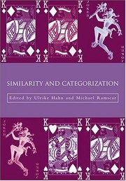 Cover of Similarity and categorization by Ulrike Hahn
