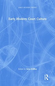 Front cover of Early Modern Court Culture by Erin Griffey