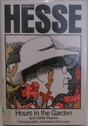 Front cover of Hours in the garden and other poems by Hermann Hesse