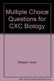 Front cover of Multiple Choice Questions for CXC Biology by Joyce Glasgow