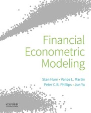 Cover of Financial Econometric Modeling by Stan Hurn