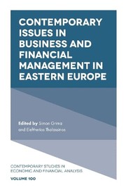 Front cover of Contemporary Issues in Business and Financial Management in Eastern Europe by Simon Grima