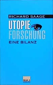 Front cover of Utopieforschung by Richard Saage
