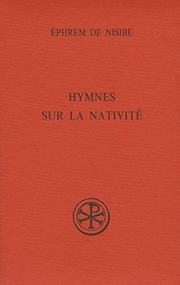 Cover of Hymnes sur la Nativité by Saint Ephraem Syrus