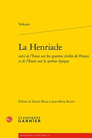Cover of Henriade by Voltaire