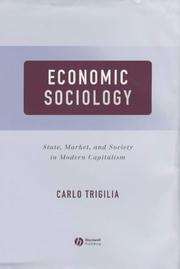 Front cover of Economic sociology by C. Trigilia