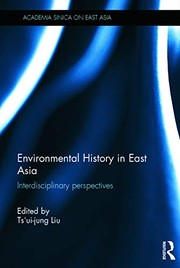 Cover of Environmental History in East Asia by Ts'ui-jung Liu