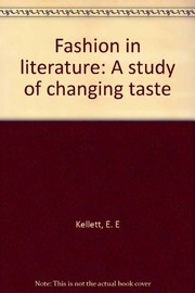 Front cover of Fashion in literature by E. E. Kellett